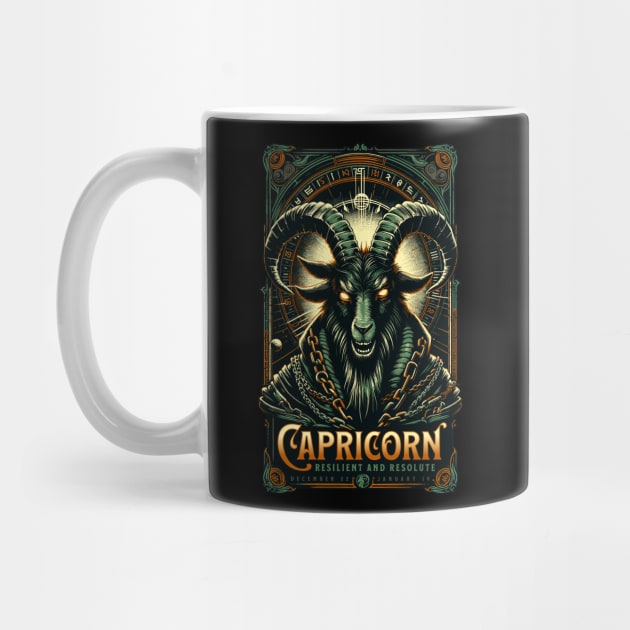 Dark Fantasy Capricorn by HolidayBug